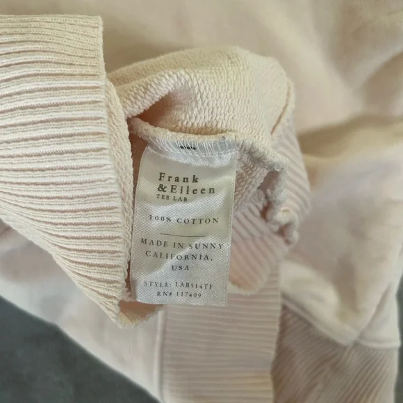 Frank & Eileen light pink tee lab knit pullover sweater - Picture 9 of 10
